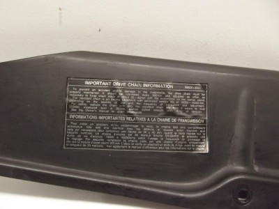protège chaine origine KAWASAK ZZR 600 1993-2004 2