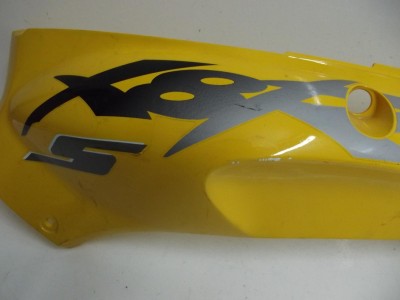 coque arrière gauche jaune   o X8R S 50 1997-2001 2