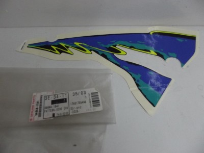 stickers de plaque latérale dr KLX 650 1993-1993