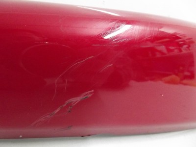 coque arrière couleur rouge or YBR 125 2007-2009 2