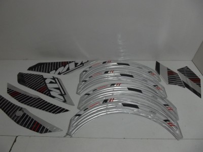 kit déco origine KTM CHROME ,  DUKE 125 2011-2013