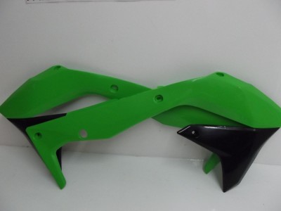 ouïes de radiateur vert et noi KX F 450 2016-2017