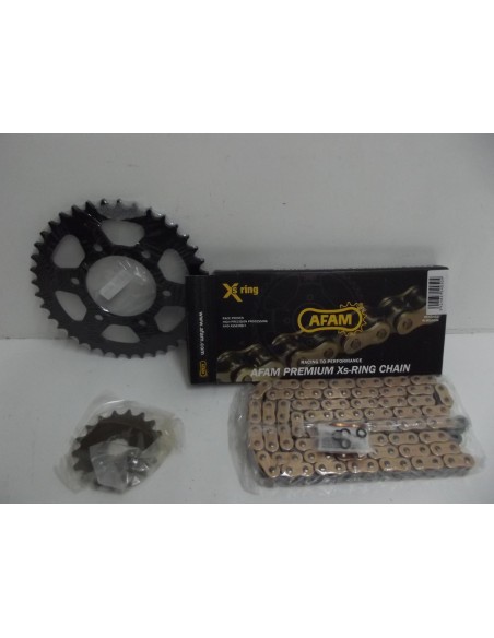 kit chaine acier de marque AFA ZX10R 1000 2004-2005