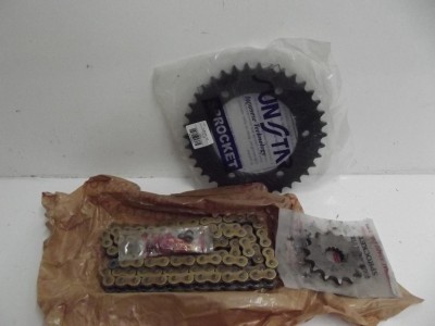 kit chaine acier de marque AFA ZR7 750 1999-2003