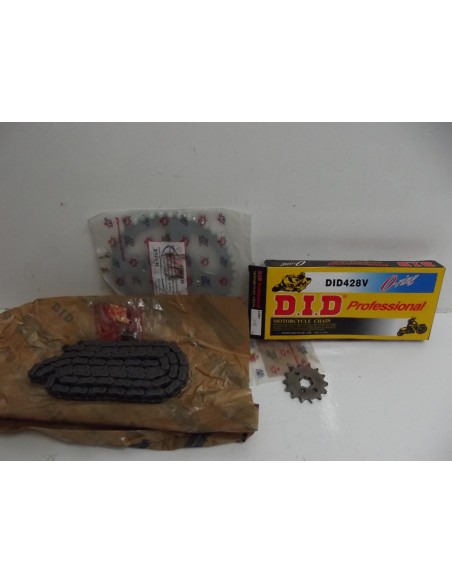 kit chaine acier de marque AFA YBR 125 2005-2006