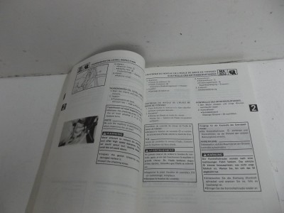 manuel d'atelier d'épo YZ 80 1992-1992 2