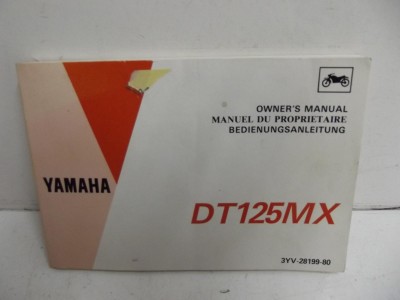 manuel du propriétaire d'é DTMX 125 1991-1991