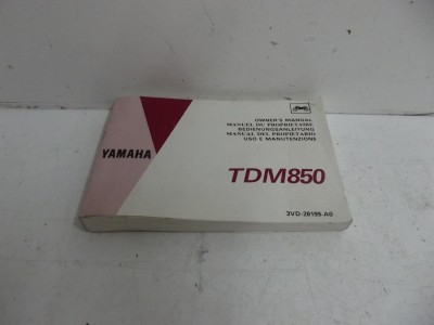 manuel du propriétaire origine TDM 850 1991-1995
