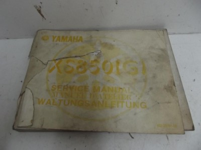 manuel d'atelier , revue t XS 850 1979-1979