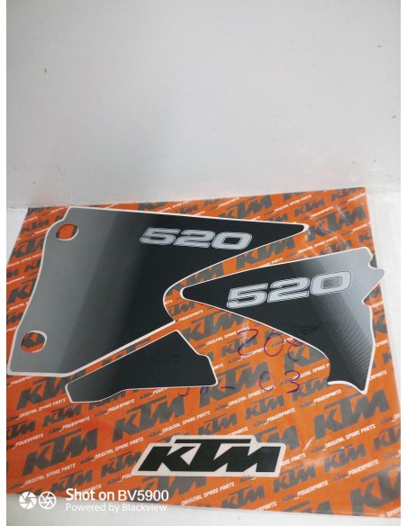 stickers de boite à air KTM 52 EXCF 525 1998-2003