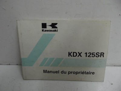 manuel du propriétaire  d' KDX 125 1997-1997