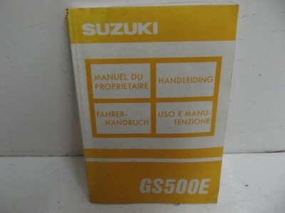 manuel du propriétaire d' GSE 500 1992-1992