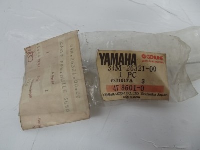 Cable de pompe à huile neuf YAMAHA 50 STING 1984 ref 34M-26321-00 2